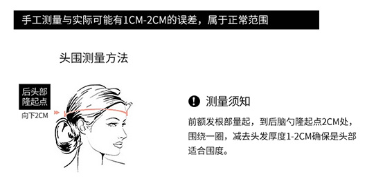 帽子(zǐ)工廠教你怎麽測量頭圍的(de)方法